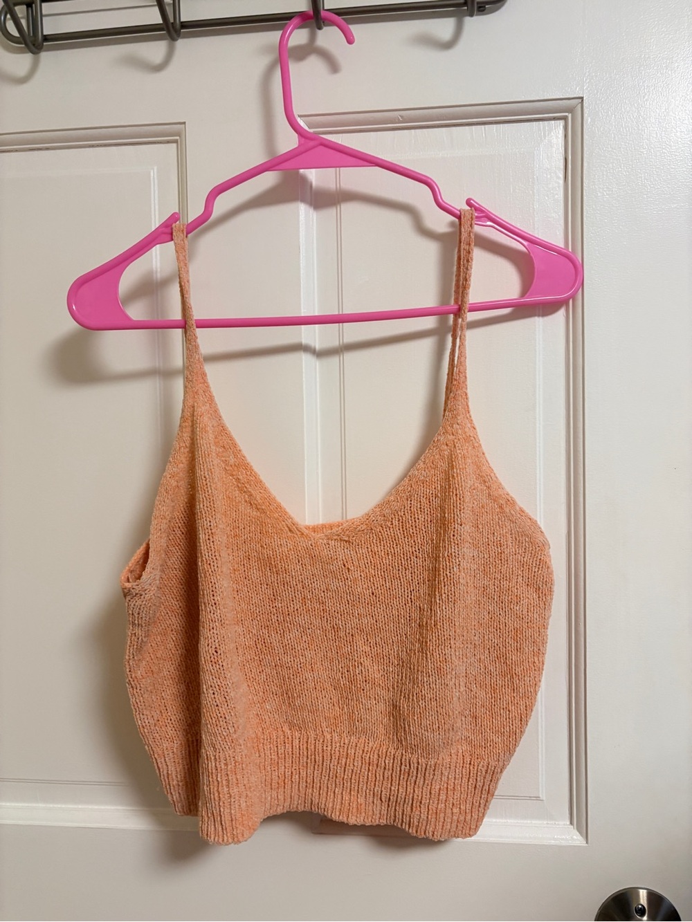 American Eagle Outfitters Peach Knit Cami Tank